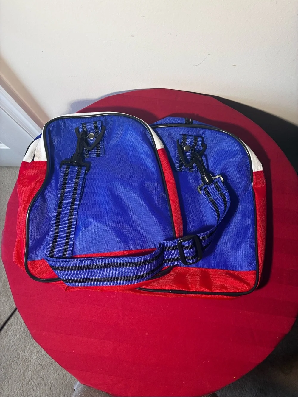 Vintage Kodak Olympic Sponsor Duffel Bag NOS Red White Blue Travel Gym Bag